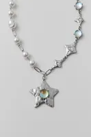 Mixed Star Necklace