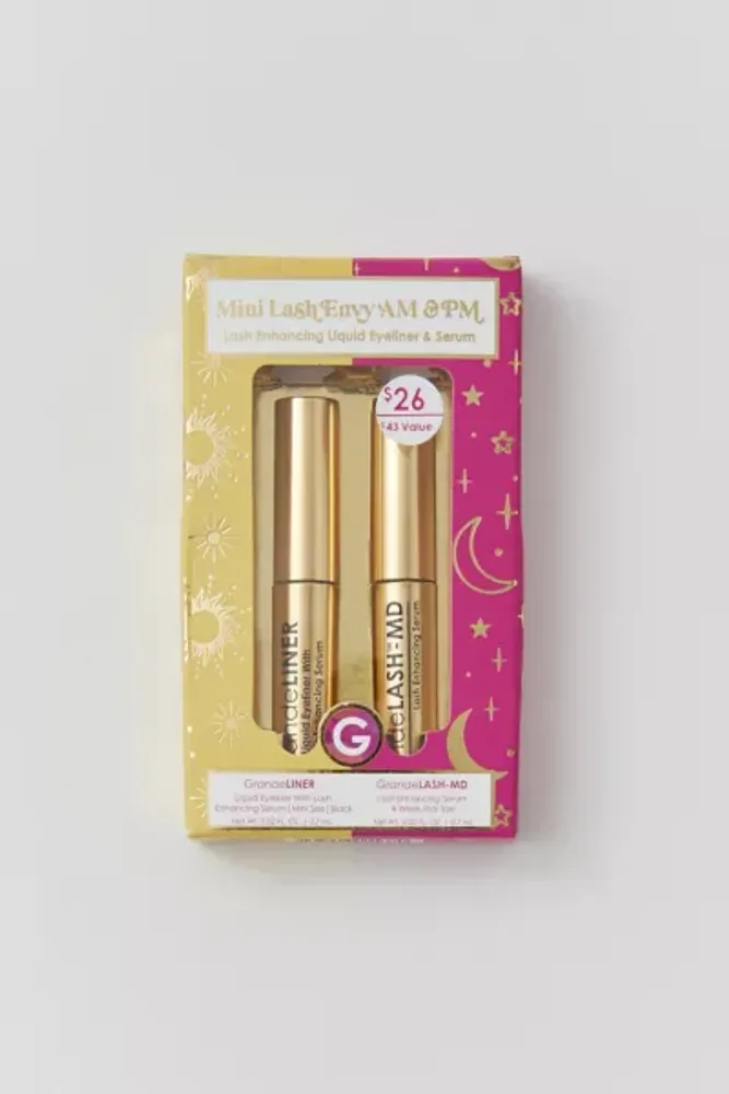 Grande Cosmetics Mini Lash Envy Lash Enhancing Serum & Liquid Eyeliner Set