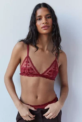 Kat The Label Annabelle Embroidered Lace Bralette