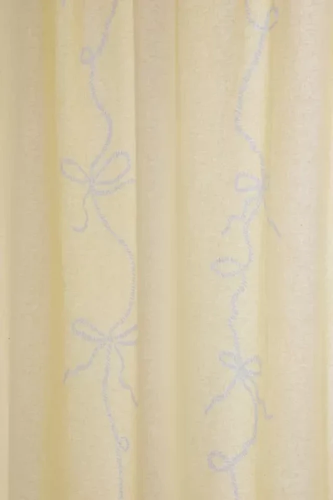 Lacey Bows Shower Curtain