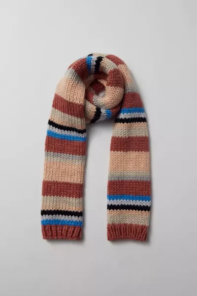 Urban Outfitters Uo Extra Chunky Extra Big Scarf in Tan, Women's at Urban Outfitters