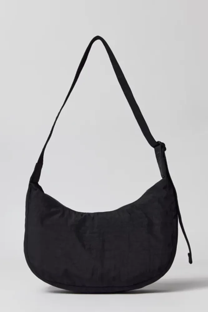BAGGU Cross Stitch Medium Nylon Crescent Bag