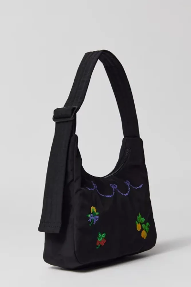BAGGU Cross Stitch Mini Nylon Shoulder Bag