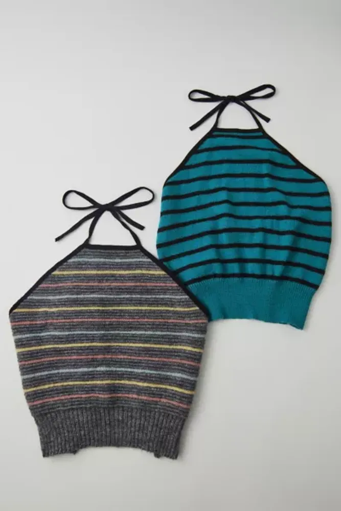 Urban Renewal Remade Striped Sweater Halter Top