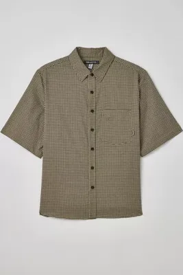UO Mini Check Button-Down Shirt