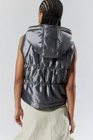 Basic Pleasure Mode Space Cowboy Metallic Puffer Vest