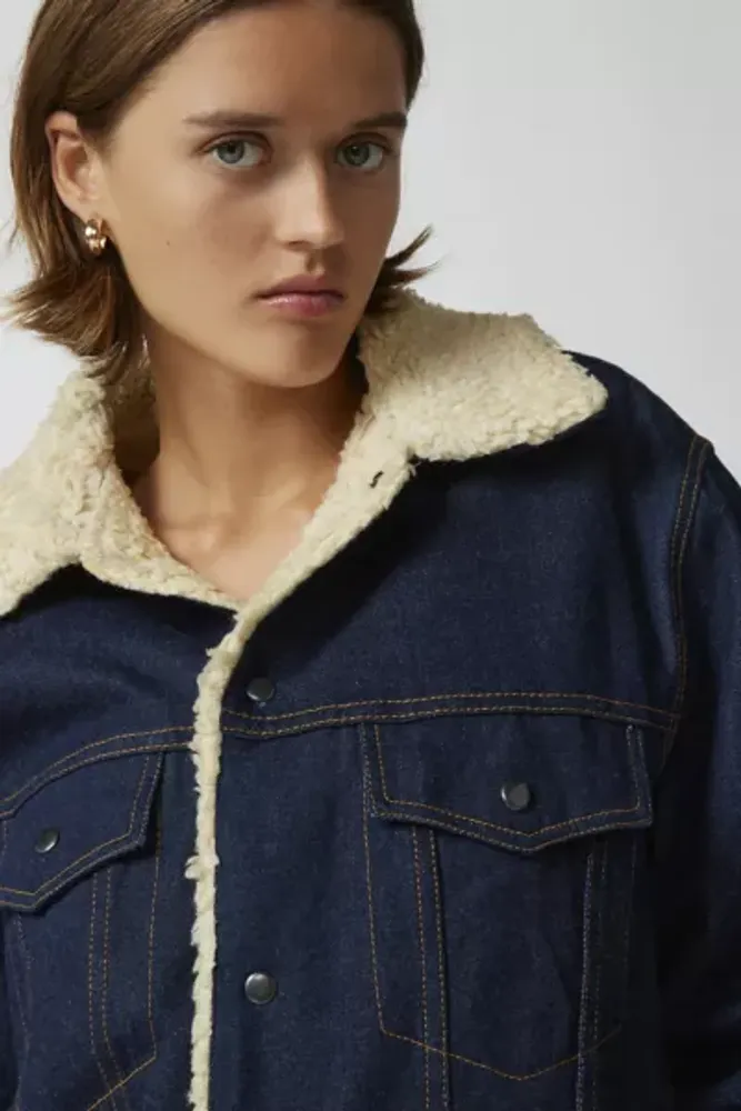 Urban Renewal Vintage Fleece Lined Denim Jacket