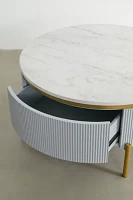 Deco Round Cocktail Coffee Table