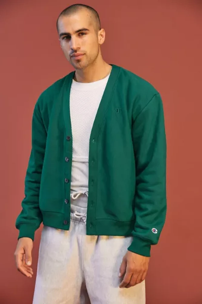 Champion UO Exclusive Reverse Weave Sweatshirt Cardigan