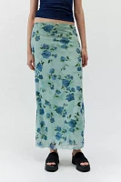 UO Camilla Mesh Maxi Skirt