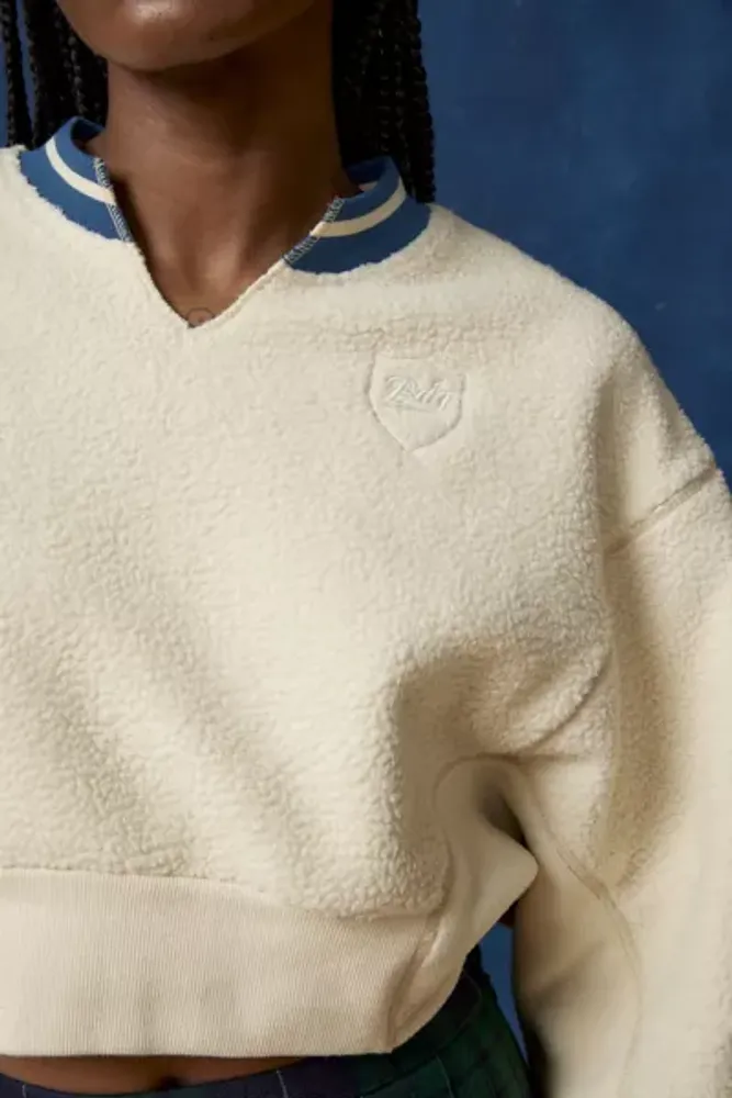 BDG Collins Fleece Pullover Sweatshirt