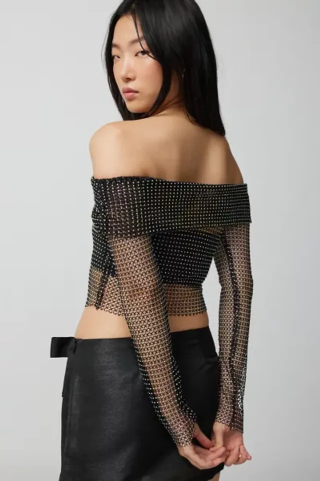 UO Butterfly Fishnet Tights