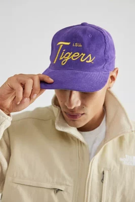 Mitchell & Ness LSU Tigers Cord Snapback Hat