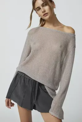Urban Renewal Remnants Off-Shoulder Slouchy Tunic
