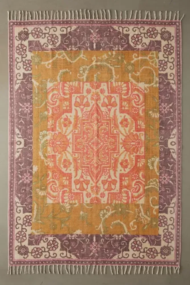 Delphine Medallion Brushed Rug