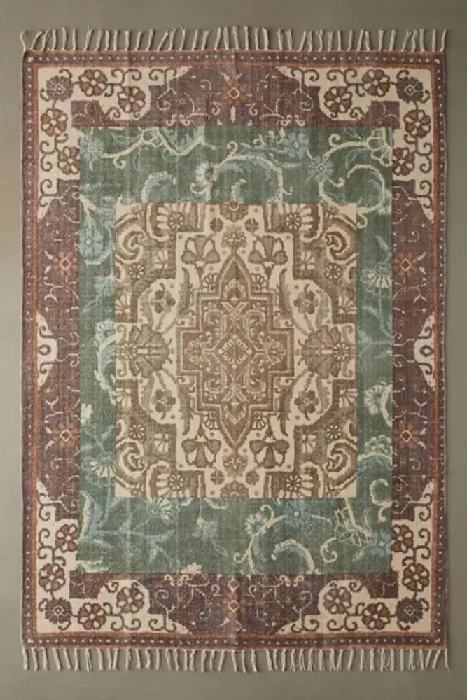 Delphine Medallion Brushed Rug