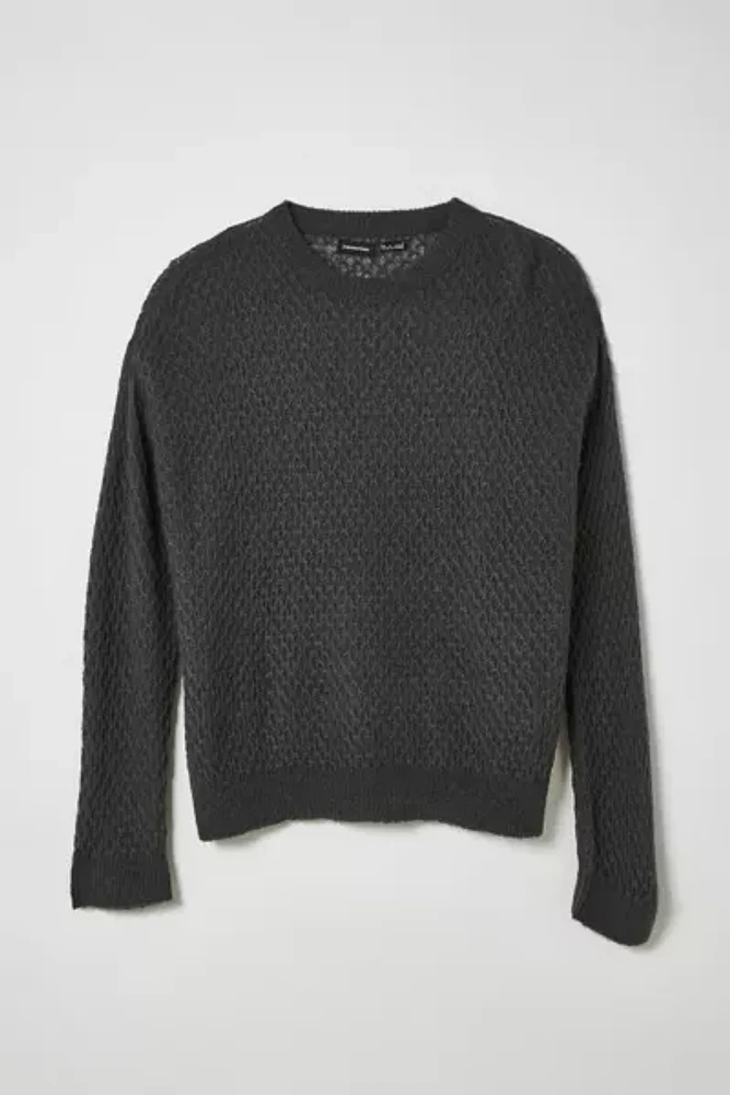 Standard Cloth Sheer Crew Neck Sweater