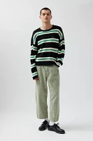 UO Shimmer Stripe Crew Neck Sweater