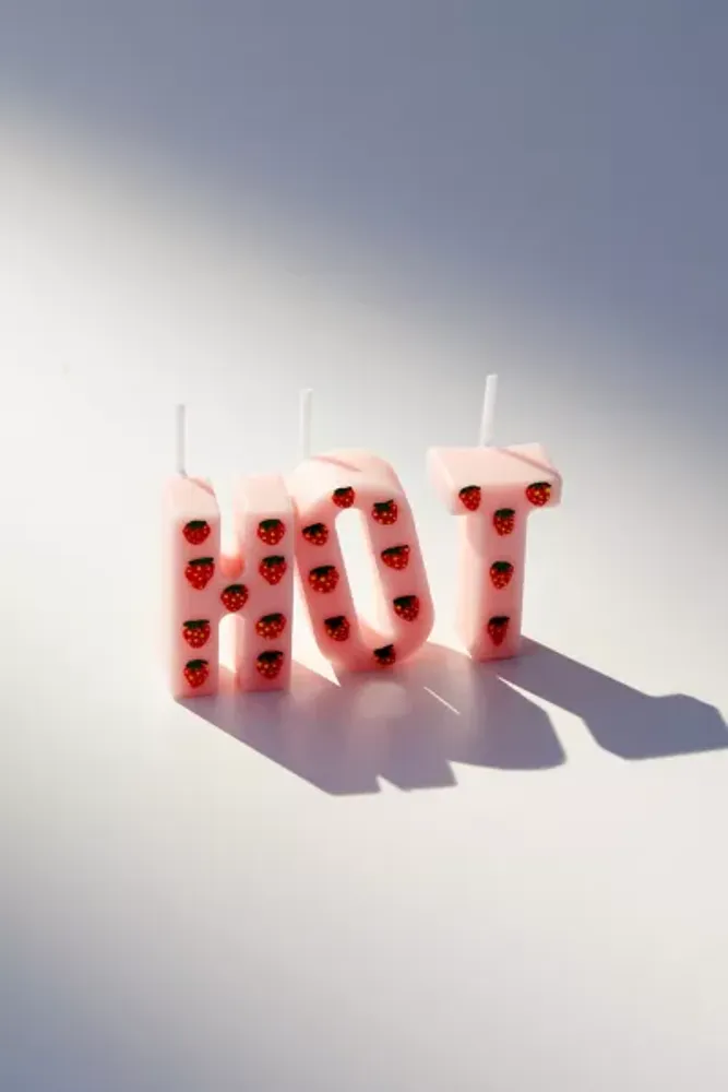 This Candle Is Lit UO Exclusive Hot Letter Candle Set