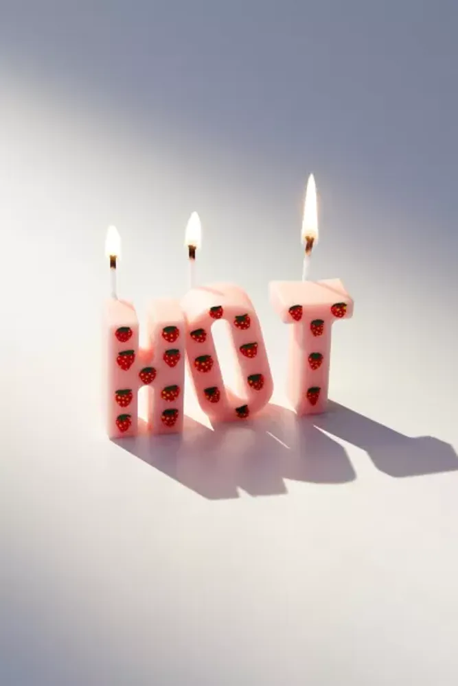 This Candle Is Lit UO Exclusive Hot Letter Candle Set