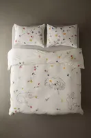 Sleepy Cats Embroidered Duvet Cover