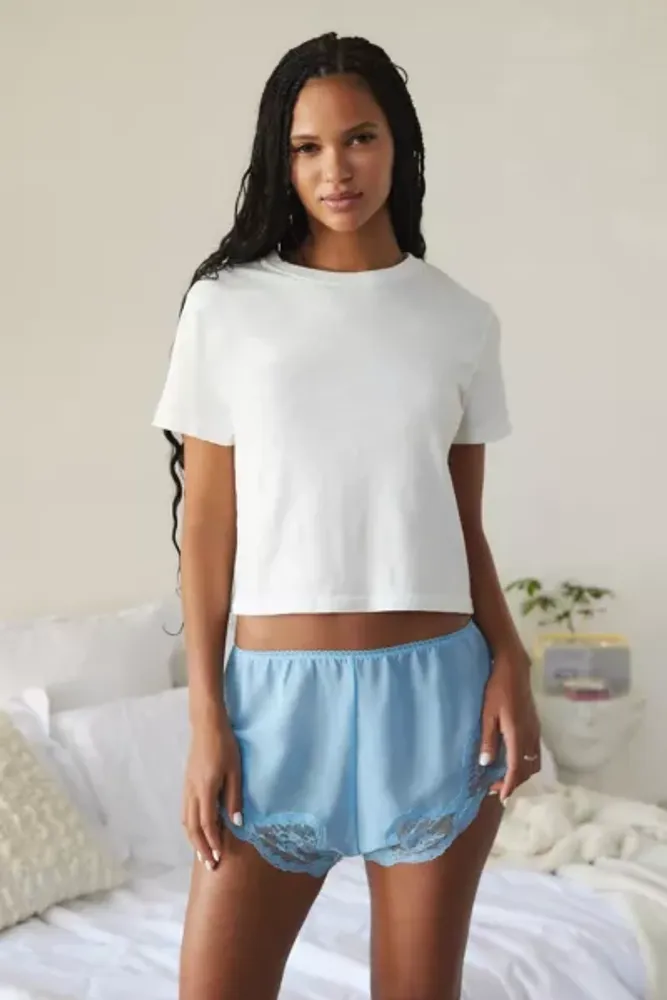 Urban Outfitters Kat The Label Harley Lace-Trim Short