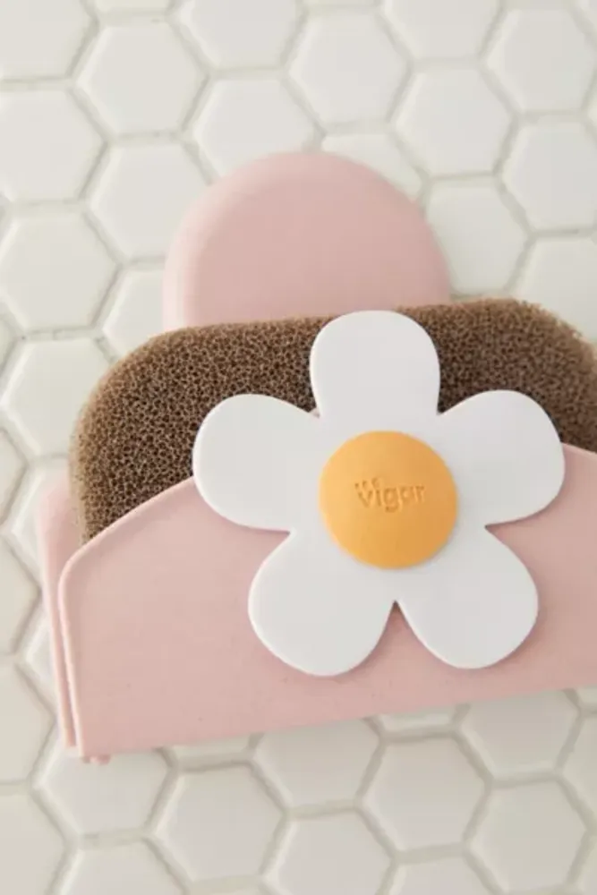 Daisy Sponge & Holder Set