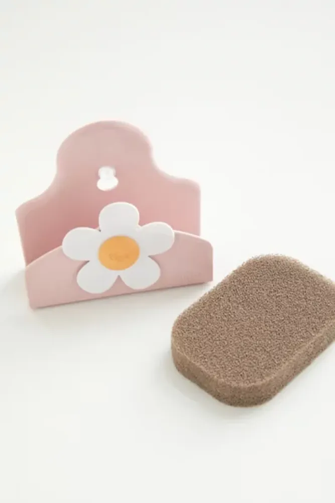 Daisy Sponge & Holder Set