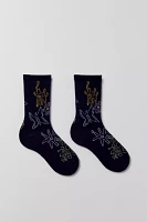 Stencil Icon Crew Sock