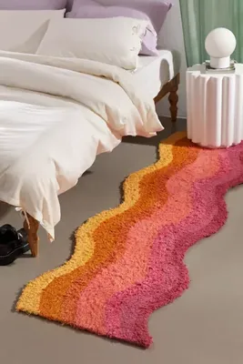 Wave Shag Runner Rug