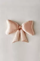 Big Bow Satin Throw Pillow