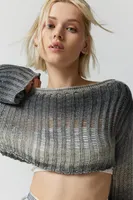 UO Ladder-Knit Shrug Sweater