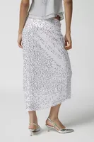 Motel UO Exclusive Tresha Sequin Midi Skirt