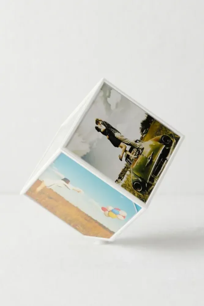 Rotating Photo Cube Frame