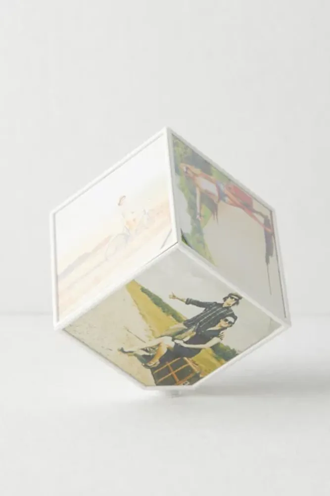 Rotating Photo Cube Frame