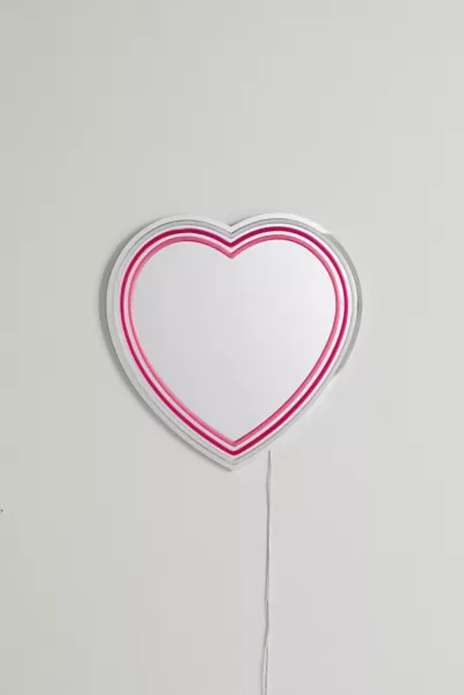 Heart LED Wall Mirror