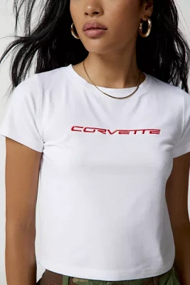 Corvette Embroidered Baby Tee