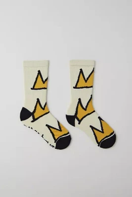 Basquiat Crown Crew Sock