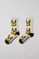 Basquiat Crown Crew Sock