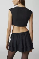UO Tied Up Cropped Top