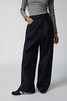 Neon Denim Leroy Wide-Leg Jean - Washed Black