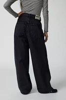 Neon Denim Leroy Wide-Leg Jean - Washed Black