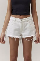 A Brand 99 Low-Rise Denim Micro Short