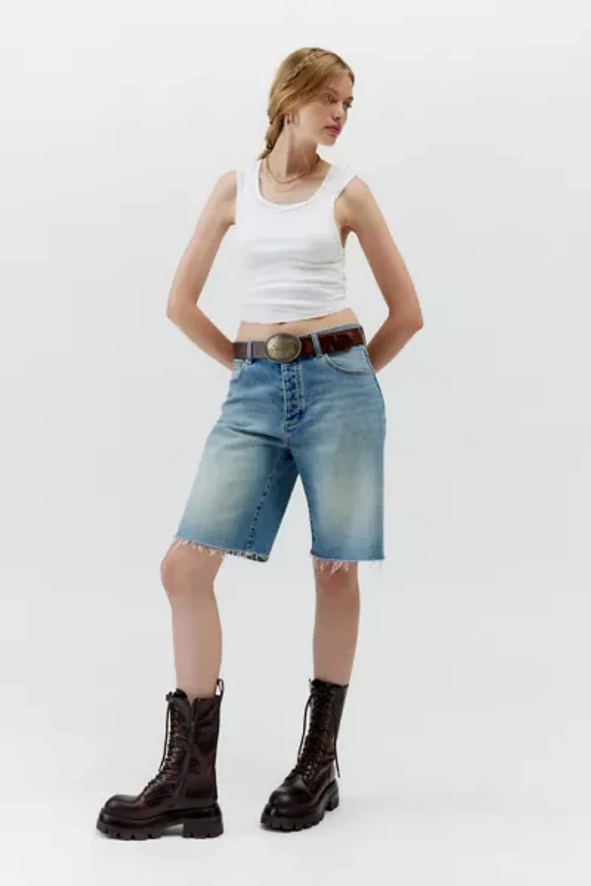 A Brand Baggy Denim Jort