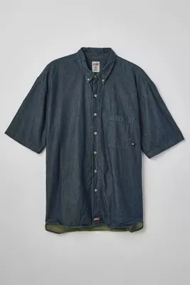 Vintage Dickies Denim Button-Down Shirt