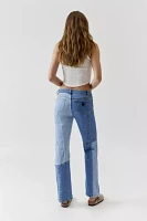 Abrand 99 Low Straight Patched Jean