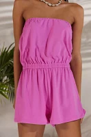 Roxy X Out From Under Vintage Special Feeling Terrycloth Romper Cover-Up