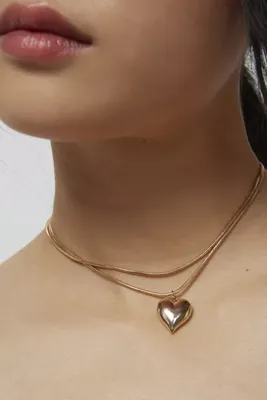 Delicate Heart Charm Necklace