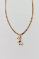 Delicate Teddy Bear Charm Necklace