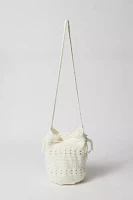 Frankies Bikinis UO Exclusive Eloise Crochet Drawstring Bag